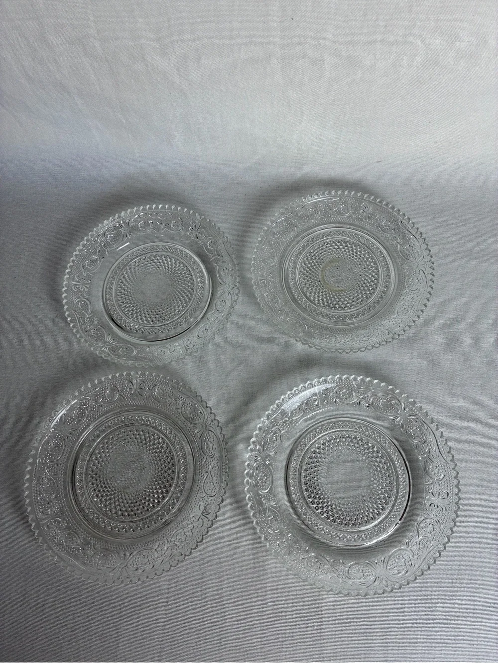 Vintage Indiana Glass Tiara Sandwich Clear 6